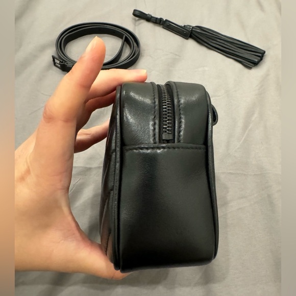 YSL Saint Laurent Calfskin Matelasse Monogram Lou Belt Bag - Picture 6 of 10